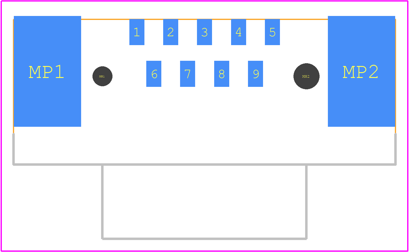09551667815741 - HARTING PCB footprint - Other - Other - 09551667815741