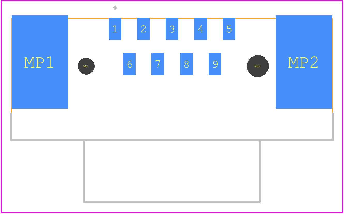 09551667816741 - HARTING PCB footprint - Other - Other - 09551667816741