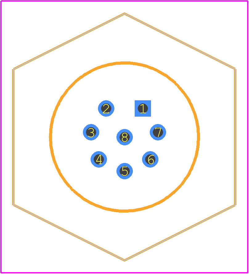 T4140012081-000 - TE Connectivity PCB footprint - Other - Other - T4140012081-000-1