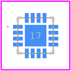 SI53306-B-GM - Skyworks PCB footprint - Other - Other - 16-QFN_2026