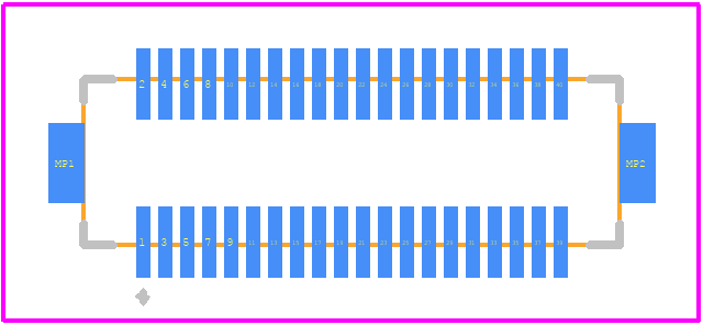 DF12NB(3.0)-40DP-0.5V(51) - Hirose PCB footprint - Other - Other - DF12NB(3.0)-40DP-0.5V(51)-1