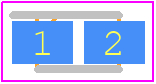 F920J226MPA - Kyocera AVX PCB footprint - Capacitor Moulded Polarised - Capacitor Moulded Polarised - P 0805