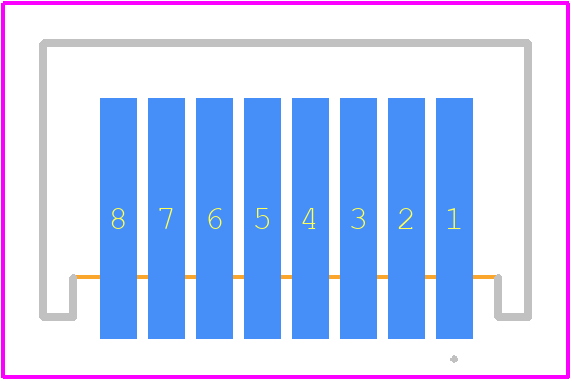 2355091-8 - TE Connectivity PCB footprint - Other - Other - 2355091-8-2
