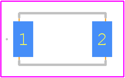 0460.500ER - LITTELFUSE PCB footprint - Other - Other - 2-SMD, J-Lead_2024-5