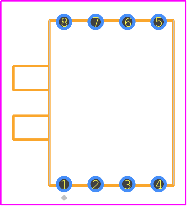 HSCDRRD006MDSA3 - Honeywell PCB footprint - Other - Other - HSCDRRD006MDSA3-2