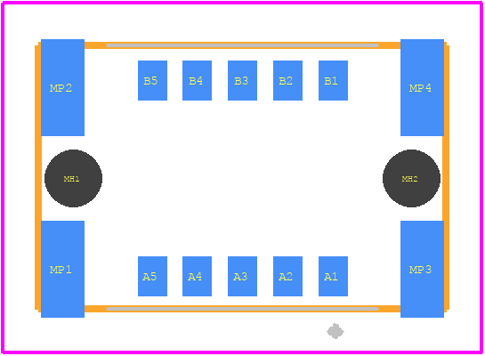 15110102601333 - HARTING PCB footprint - Other - Other - 15110102601333