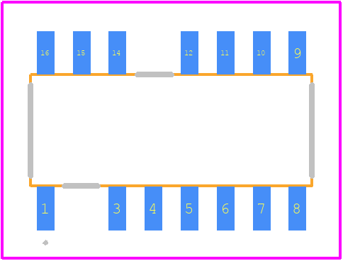 NCP13994AADR2G - onsemi PCB footprint - Other - Other - NCP13994AADR2G-1