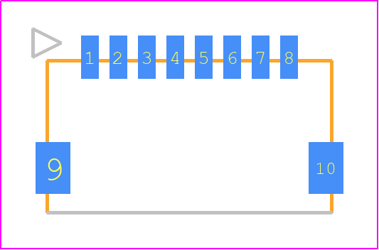 2023960807 - Molex PCB footprint - Other - Other - 2023960807