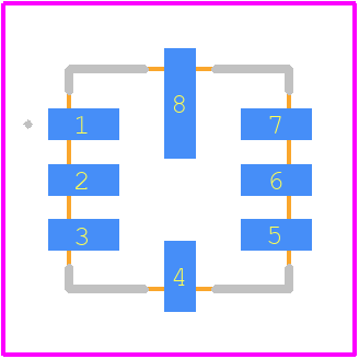 REF7012QFKHT - Texas Instruments PCB footprint - Other - Other - FKH0008A_2024-2