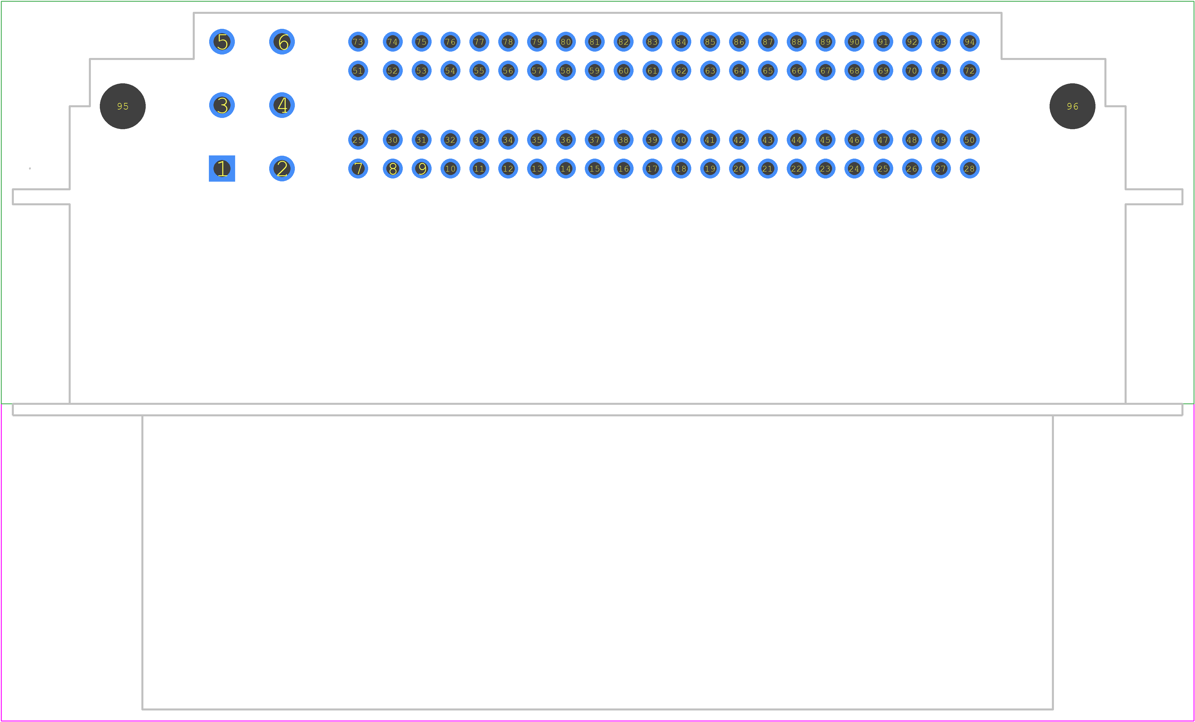 2301335-1 - TE Connectivity PCB footprint - Other - Other - 2301335-1-1