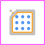 AW32001ECSR - AWINIC PCB footprint - BGA - BGA - AW32001ECSR