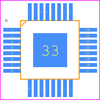 TMC2590-TA - Analog Devices PCB footprint - Quad Flat Packages - Quad Flat Packages - 32-TQFP_2024-1