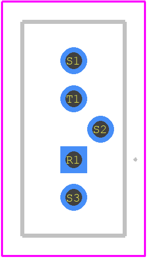 02529021501 - HARTING PCB footprint - Other - Other - 02529021501-4