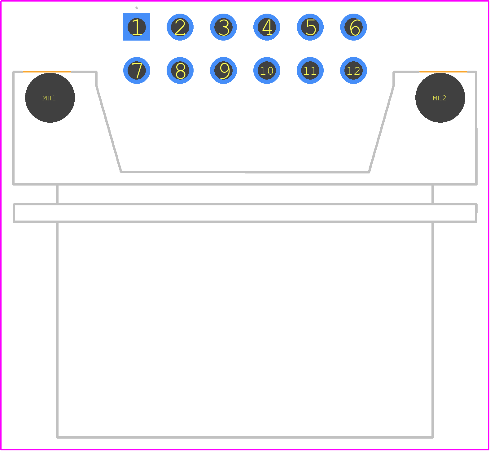 367831201 - Molex PCB footprint - Other - Other - 367831201-5