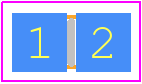 P1K0.0805.2ST.B.S - Innovative Sensor Technology PCB footprint - Thermistors Chip - Thermistors Chip - P1K0.0805.2ST.B.Sq