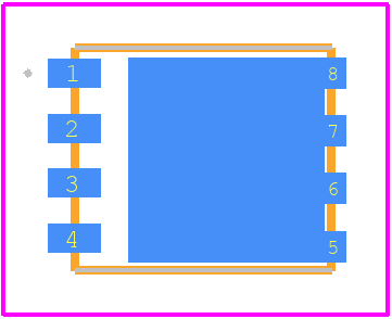 BSC520N15NS3 G - Infineon PCB footprint - Other - Other - PG-TDSON-8-23