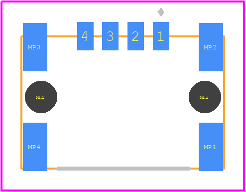 474110 - TE Connectivity PCB footprint - Other - Other - 474110-1