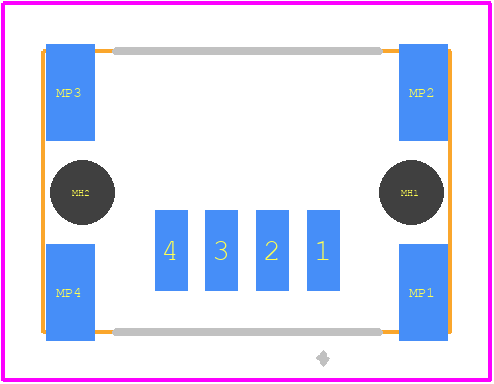 474127 - TE Connectivity PCB footprint - Other - Other - 474127