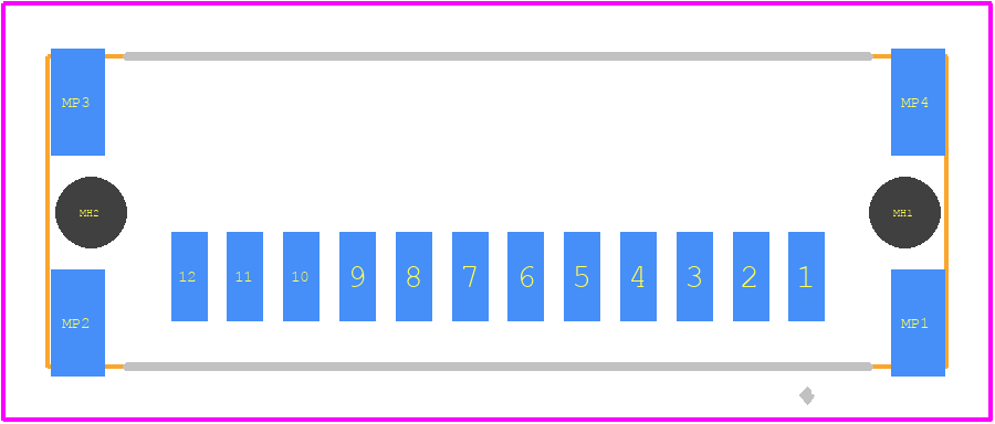 474820 - TE Connectivity PCB footprint - Other - Other - 474820-1