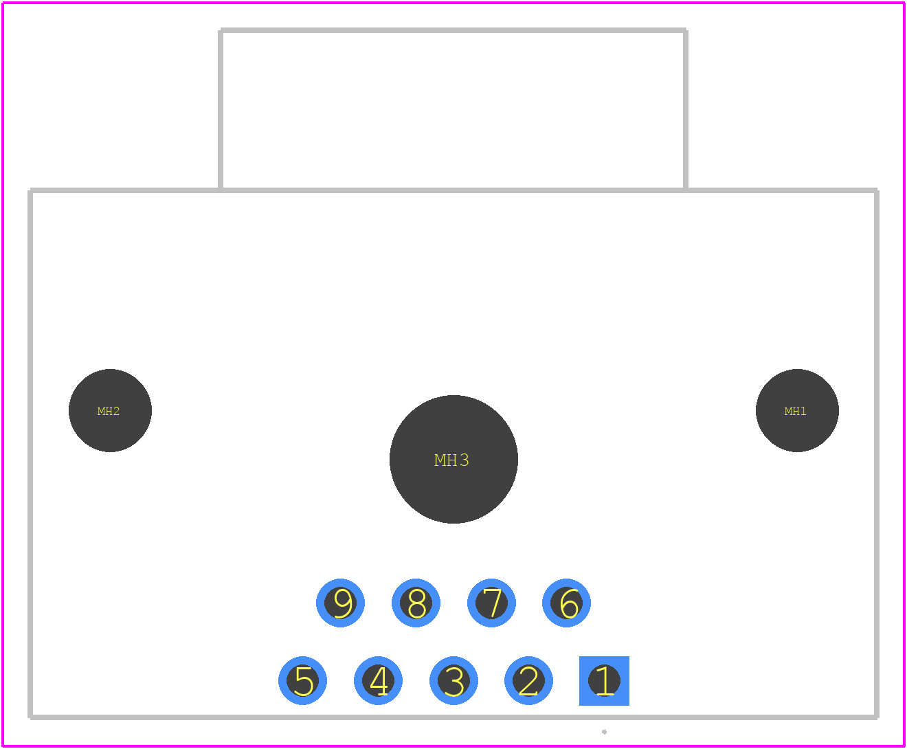 745001-3 - TE Connectivity PCB footprint - Other - Other - 745001-3-2