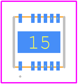 LT1997HDF-2#PBF - Analog Devices PCB footprint - Other - Other - DF Package 14(12)-Lead Plastic DFN (4mm × 4mm)_2025-1