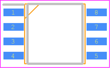 AT25SF081B-SHD-B - Renesas Electronics PCB footprint - Small Outline Packages - Small Outline Packages - AT25SF081B-SHD-B
