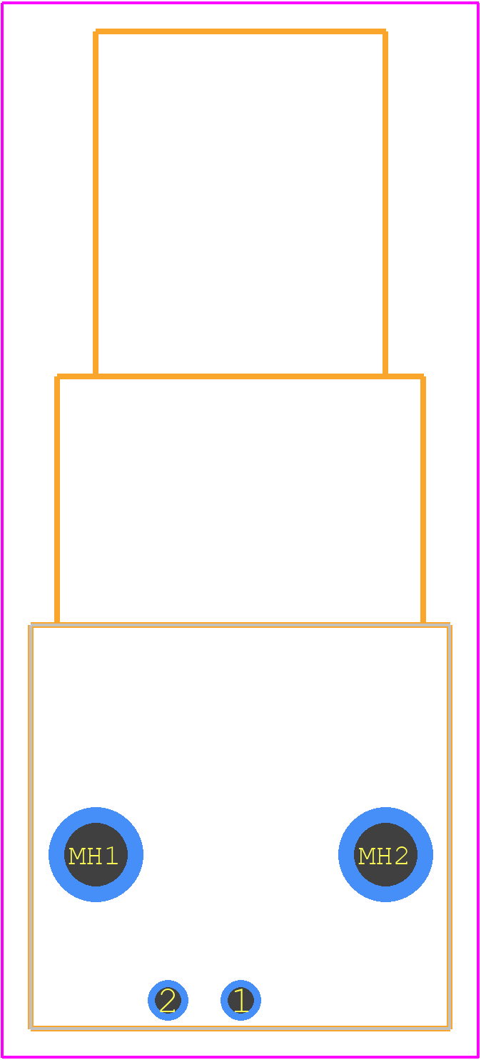112487 - Amphenol PCB footprint - Other - Other - 112487-2