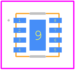 MUN24AD01-SH - Delta Electronics PCB footprint - Other - Other - 8-QFN (3.5x3.5)