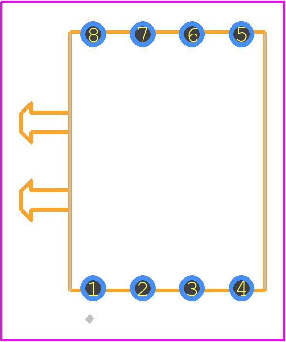SSCDRRN030PDAA5 - Honeywell PCB footprint - Other - Other - SSCDRRN030PDAA5-6