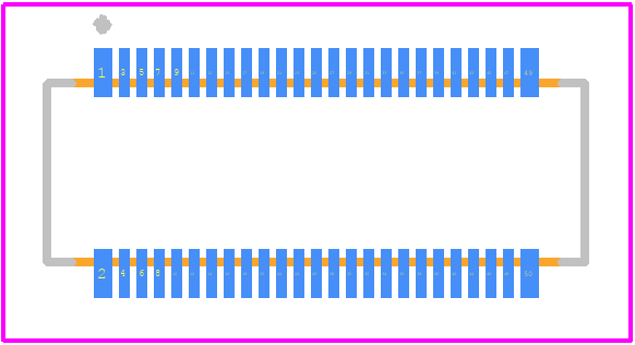AXK750347A - Panasonic PCB footprint - Other - Other - AXK750347G-1