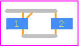 BAS70JFILM - STMicroelectronics PCB footprint - Small Outline Diode - Small Outline Diode - SOD-323