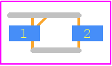 BAT46JFILM - STMicroelectronics PCB footprint - Small Outline Diode - Small Outline Diode - SOD-323