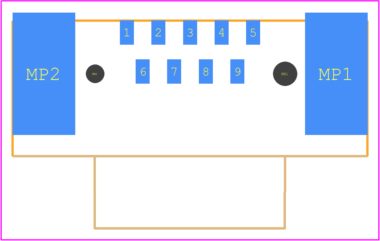 09551567612741 - HARTING PCB footprint - Other - Other - 09551567612741-4