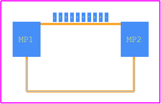 52746-1033 - Molex PCB footprint - Other - Other - 52746-1033-2