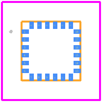 BHI160B - BOSCH PCB footprint - Other - Other - LGA24, 3x30.95mm