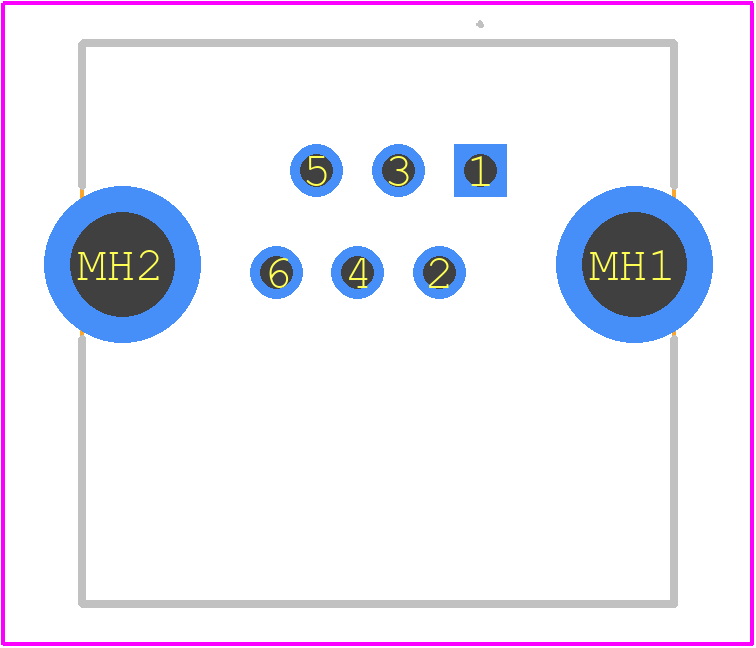 TM5RJ1-66(50) - Hirose PCB footprint - Other - Other - TM5RJ1-66(50)-2
