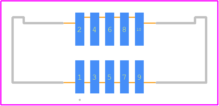 ESHF-105-01-F-D-SM - SAMTEC PCB footprint - Other - Other - ESHF-105-01-F-D-SM-3