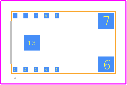 171023801 - Würth Elektronik PCB footprint - Other - Other - LGA-12EP