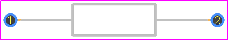 H8680RBYA - TE Connectivity PCB footprint - Resistors, Axial Diameter Horizontal Mounting - Resistors, Axial Diameter Horizontal Mounting - H8_2023
