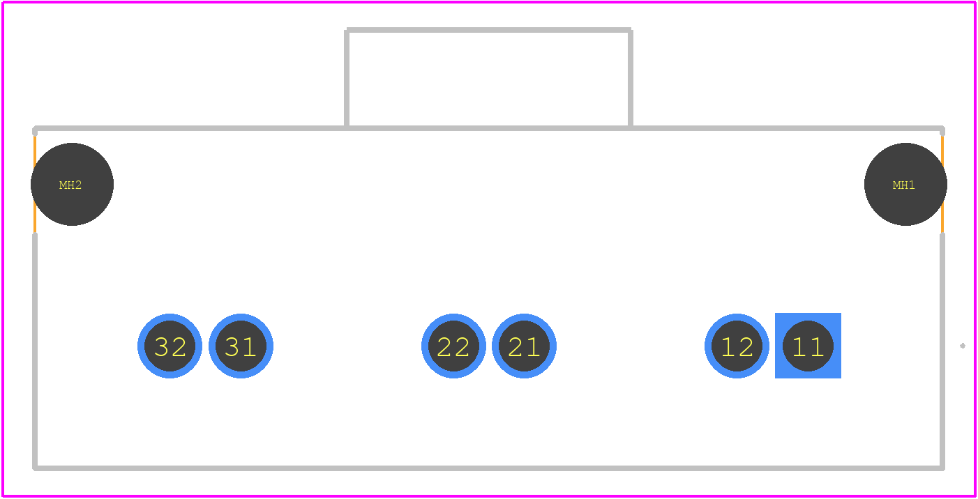 DF60-3P-10.16DSA(27) - Hirose PCB footprint - Other - Other - DF60-3P-10.16DSA(27)-1