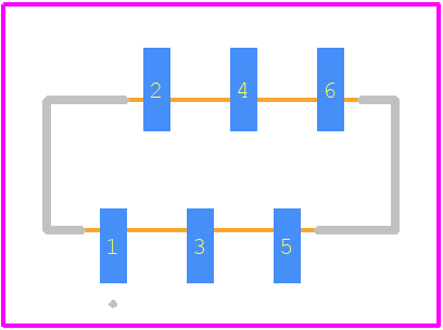 1735042-6 - TE Connectivity PCB footprint - Other - Other - 1735042-6-1