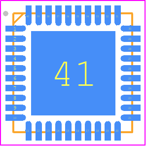 L99LD20Q6TR - STMicroelectronics PCB footprint - Quad Flat No-Lead - Quad Flat No-Lead - QFN40L