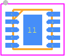 RT9089AGQW(2) - RICHTEK PCB footprint - Small Outline No-lead - Small Outline No-lead - 10L DFN 2X2