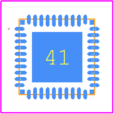 MPF5024CMBA0ES - NXP PCB footprint - Other - Other - HVQFN40_(SOT618-17(D))