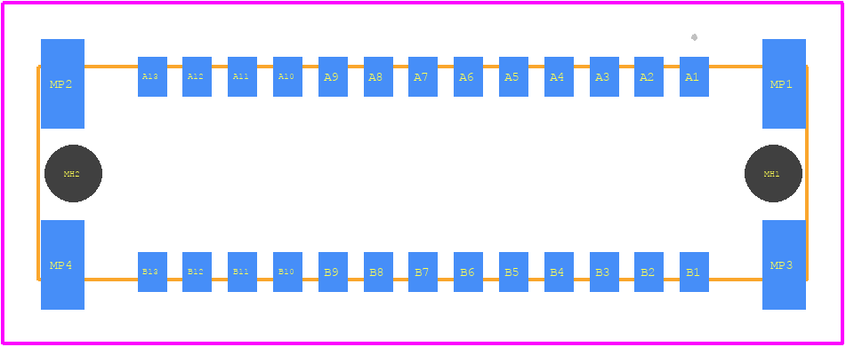 154806-E - TE Connectivity PCB footprint - Other - Other - 154806-E-2
