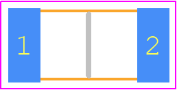 AC2010JK-070RL - YAGEO PCB footprint - Resistor Chip - Resistor Chip - AC2010FK-0741R2L*