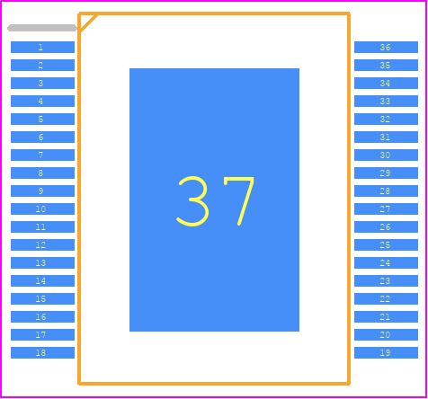 E-L6258EP - STMicroelectronics PCB footprint - Small Outline Packages - Small Outline Packages - PowerSSO-36----1