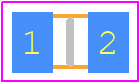 PFC-W0805LF-03-3651-B - TT Electronics PCB footprint - Resistor Chip - Resistor Chip - PFC-W0805LF-03-3651-B-