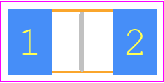 CD214A-B2XR - Bourns PCB footprint - Diodes Chip Non-polarised - Diodes Chip Non-polarised - DO-214AC_2026-1.1