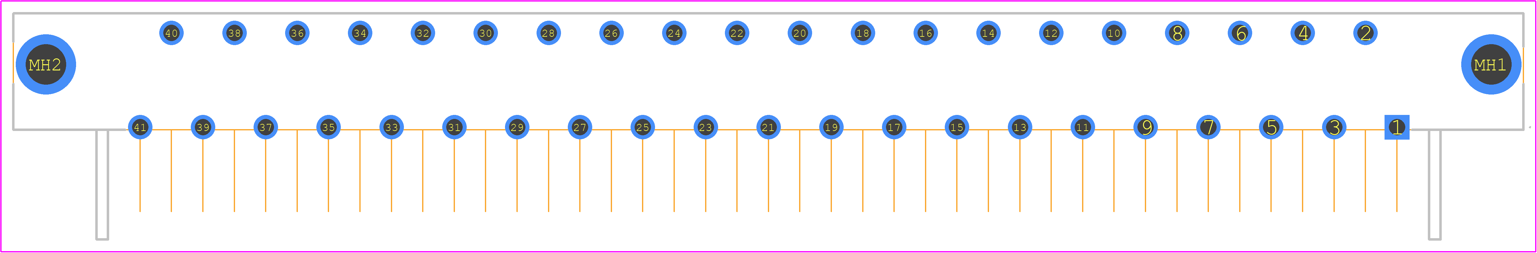 423-041-520-102 - EDAC PCB footprint - Other - Other - 423-041-520-102-1